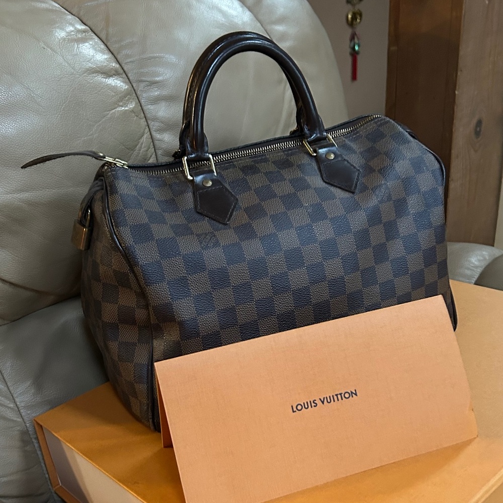 💼 Louis Vuitton Speedy Damier Ebene 30 - Picture 3 of 15